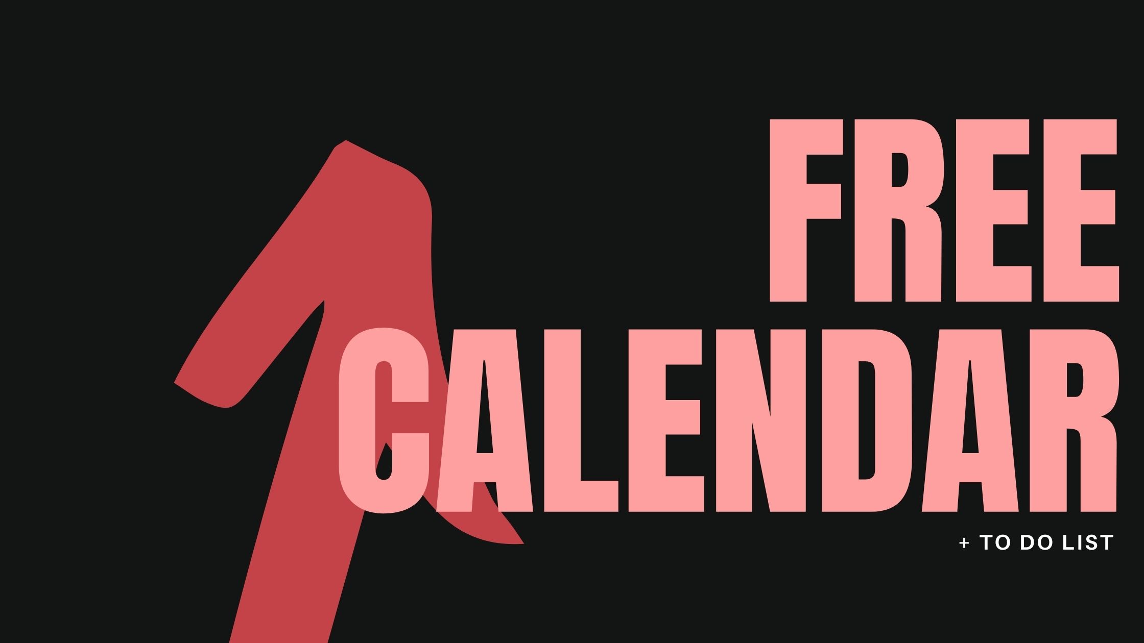 Free Calendar + To-Do List